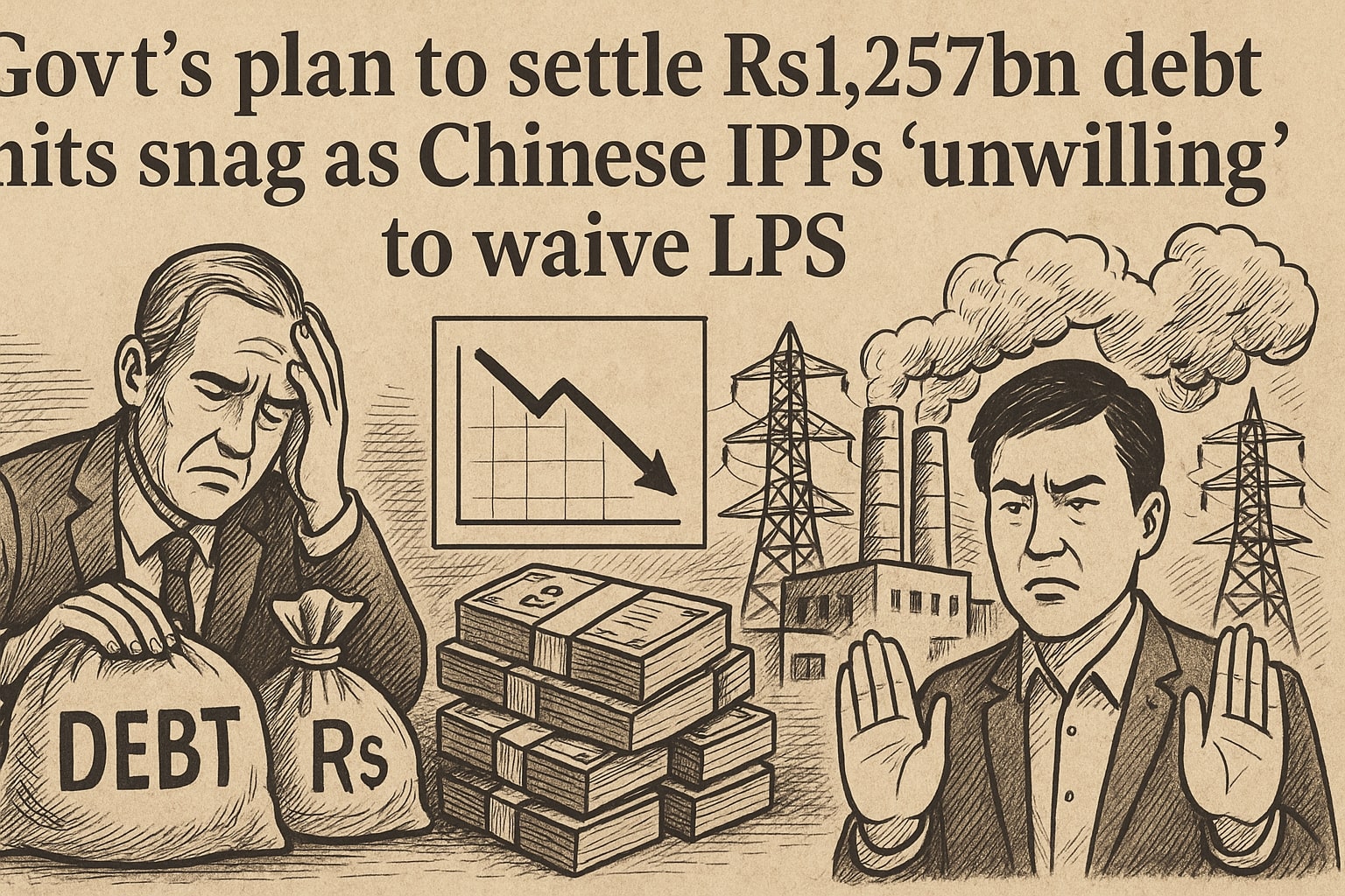 Govt’s plan to settle Rs1,257bn debt hits snag as Chinese IPPs ‘unwilling’ to waive LPS